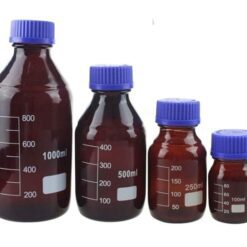 Frascos para muestras color ámbar. Marca Evergalss